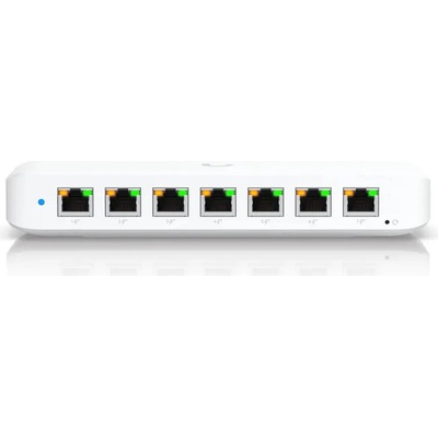 Ubiquiti Switch L2 UniFi USW-Ultra, 8-Port Gigabit, 7x PoE+-out, 1x PoE++ in, PoE budget 42W, bez AC adaptéru