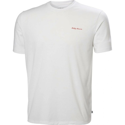 Helly Hansen pánské triko Skog Graphic t-shirt bílá
