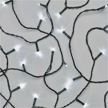 Emos D4AC08 Svetelná reťazLED vianočná reťaz 12 m vonkajšia aj vnútorná studená biela programy