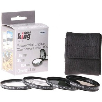 King sada filtrů PL-C+UV+ ND8 +4 46mm