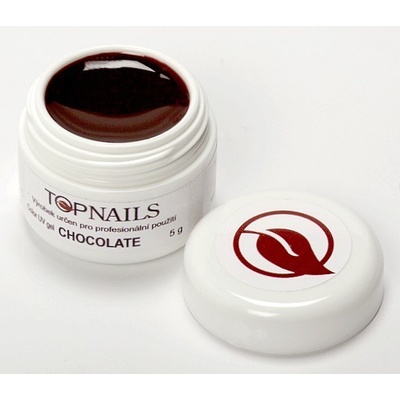 Topnails UV gél farebný plný čokoláda 5g