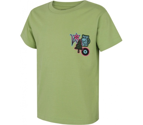 Husky Tee Patch light green