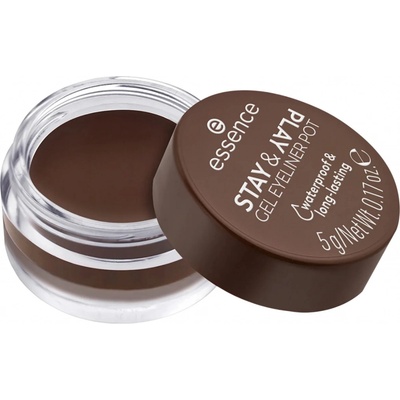 essence STAY & PLAY oční linky 02 Brown 5 g – Zboží Mobilmania