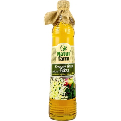 Natur farm Ovocný sirup s příchutí bezového květu 700 ml
