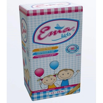 Ema kids absobčné plienky 12-25 kg 44 ks