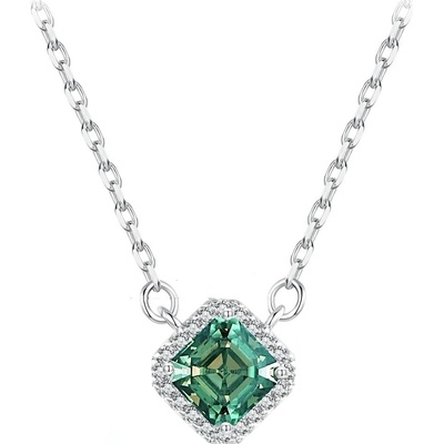 P&J Jewellery Stříbrný moissanitový náhrdelník SMN9