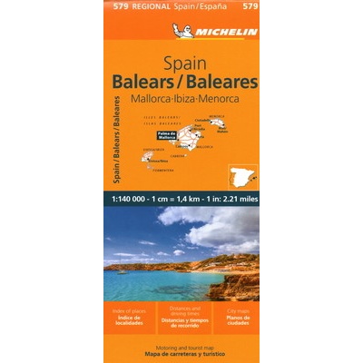 Balears - Michelin Regional Map 579