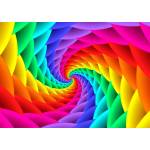 Enjoy - Puzzle Gradient Rainbow Swirl 1000 - 1 000 piese