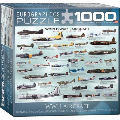 EuroGraphics Letadla 2. světové války 1000 dílků