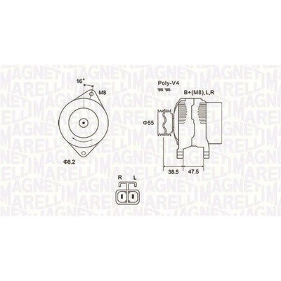 generátor MAGNETI MARELLI 063731798010