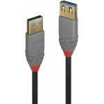 Lindy LNY-36761 : : USB 3.1 Gen1 кабел, Anthra Line, Type A-А, M-F, удължителен, черен, 1.0 м (LNY-36761)