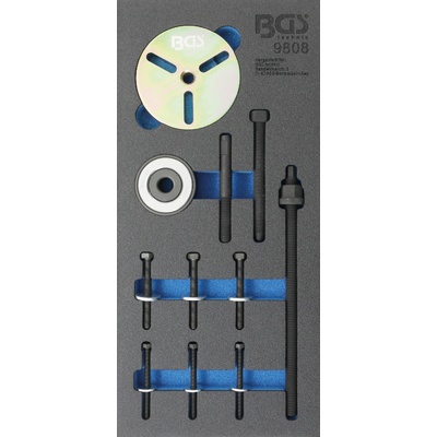 BGS Technic Vložka do dielenského vozíka 1/3: sada náradia na remenicu pre kľukový hriadeľ pre MINI Cooper motory W11 BGS 9808