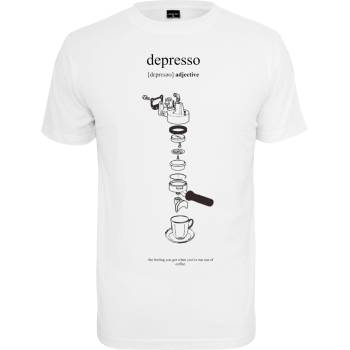 Mister Tee Мъжка тениска в бял цвят Mister Tee DepressoUB-MT2029-00220 - Бял, размер M