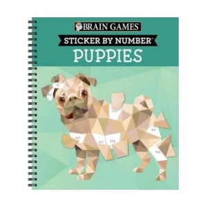Brain Games - Sticker by Number: Puppies (ISBN: 9781639381708)