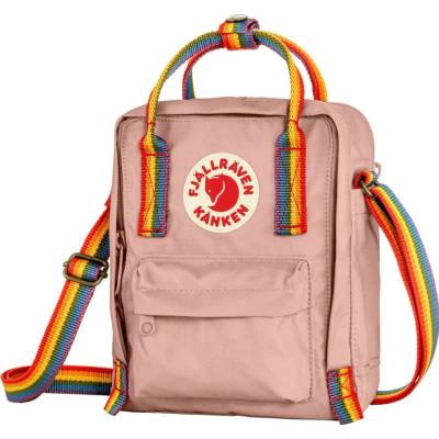 Fjällräven Kånken Rainbow Sling Chalk Rose-Rainbow