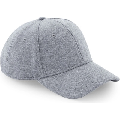 Beechfield B 677 Jersey Athleisure 6 panelová COT53067761099-heather gre Melír šedá