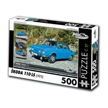 Retro cars - Puzzle Škoda 110 LS (1975) - 500 piese