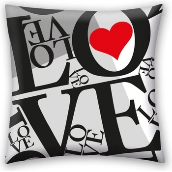 Halantex vankúš LOVE pre všetkých zamilovaných 40x40