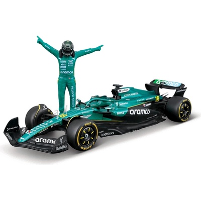 Bburago Aston Martin AMR25 2025 18 Stroll 1:24