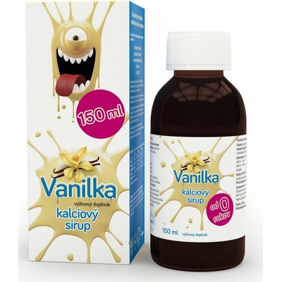 Vulm Kalciový sirup Vanilka 150 ml