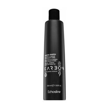 Echosline Karbon 9 Charcoal Shampoo šampón pre farbené, chemicky ošetrené a zosvetlené vlasy 350 ml