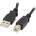 USB кабел A-B черно (KUSB2AB2b)