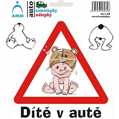 "Dítě v autě" - 150x175 mm