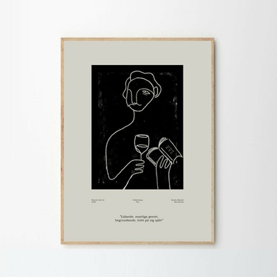 Moikka Plakát Genius by Sandra Blomén Maschinsky 21x29,7 (A4)