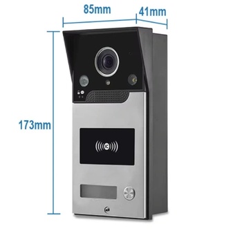 Veria WiFi видеодомофон с камера - 1080p, Tuya Smart, RFID, нощно виждане, IP65, дистанционно отключване