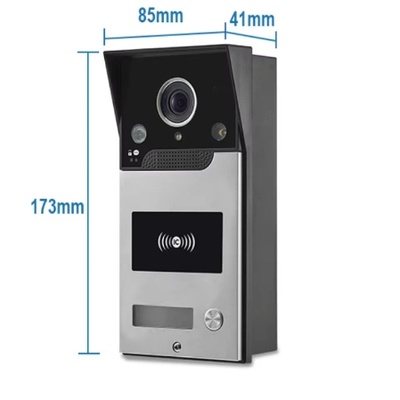 Veria WiFi видеодомофон с камера - 1080p, Tuya Smart, RFID, нощно виждане, IP65, дистанционно отключване