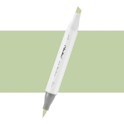 Lihová fixa OHUHU oboustranná Brush & Chisel, Willow (G230)