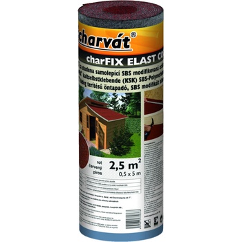Charvát CharFix Elast Coolna 0,5 x 5 m 3,3 mm červený