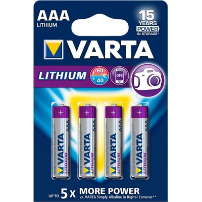 Varta Lithium AAA 4ks VARTA-6103/4B