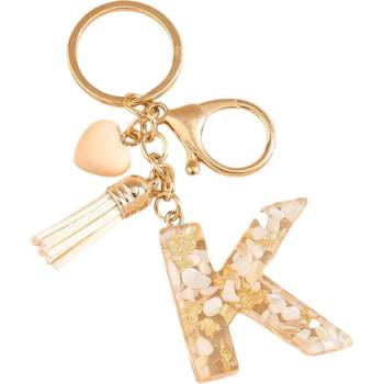 HARAHU Ключодържател Азбука - К / Бяла kp37807 (37807)