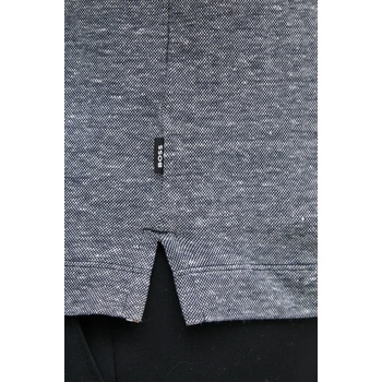 BOSS Ленена тениска с яка boss (50537501)