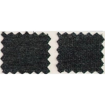 Elastická nepočesaná teplákovina 290g - TEMNĚ ŠEDÝ MELÍR - GRAFIT