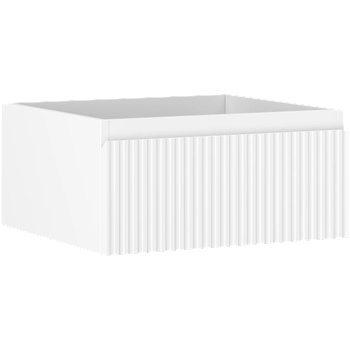 Mexen Rivel шкаф за баня под умивалник 50 см, 1 чекмедже, оребрена, бяла мат- 91A20-05023-1-BF01 (91A20-05023-1-BF01)