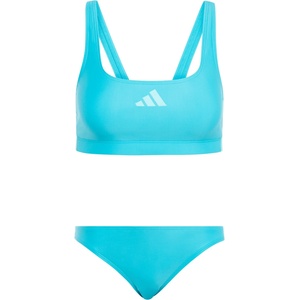 Adidas Дамски комплект бикини adidas Women's 3-Stipes BLD Bikini Bikini - Lucid Cyan / Flash Aqua - размер 34 (EU) (150-6697-0112)