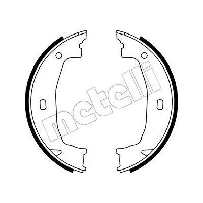 METELLI Sada brzdových čelistí, parkovací brzda 53-0018 – Zbozi.Blesk.cz