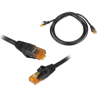 Solex 46663 patch RJ45-RJ45 Cat.6E UTP 2m černý