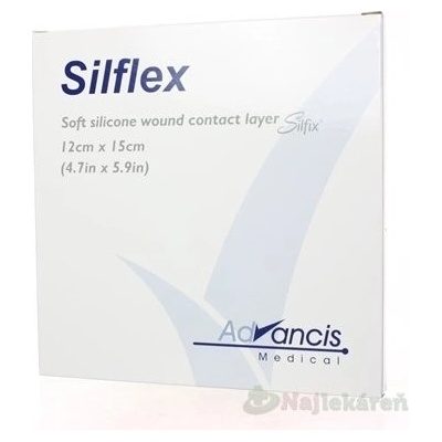 Silflex krytie na rany nepriľnavé 12 x 15 cm 10 ks