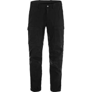 Fjällräven Мъжки панталон със свалящи крачоли Fjällräven Abisko Hybrid Trail Trousers Zip-Off Walking trousers - Black - размер 56 (EU) (010-1629-0117)