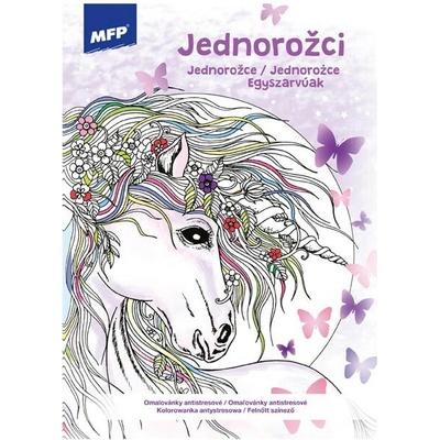 Antistresové omaľovánky Jednorožce