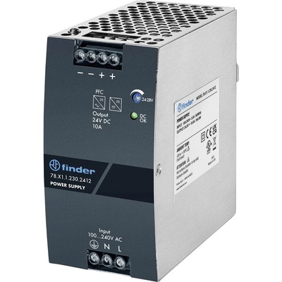 Finder 78.Y1.1.230.2412 spínaný síťový zdroj 20 A 480 W Počet výstupů:1 x Obsah 1 ks