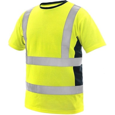 CXS tričko EXETER výstražné pánské žluto-modrá 5XL