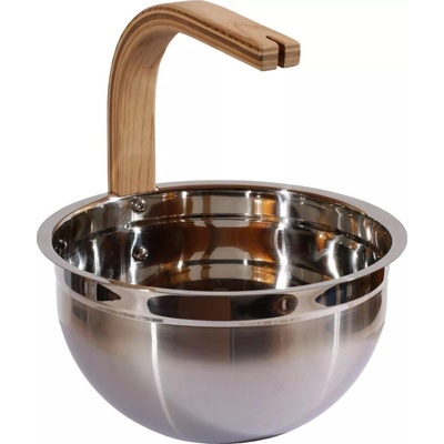 Sawo vědro z nerez oceli a cedrového dřeva 5L – Zboží Mobilmania