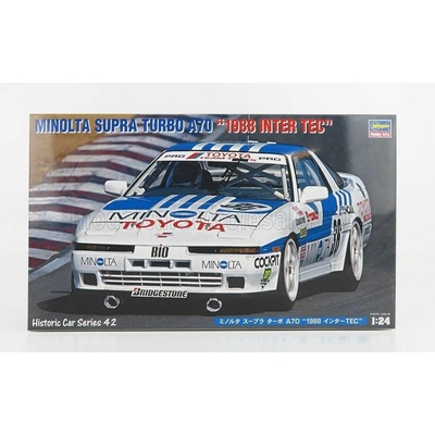 Hasegawa Toyota Supra Turbo A70 Team Minolta N 36 Inter Tec 1988 M.sekiya H.ogawa / 1:24