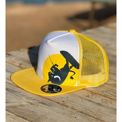 BejkRoll Snap Trucker Yellow White kulaté logo