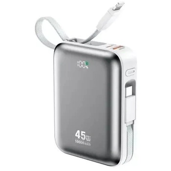 WEKOME P77 Power Bank 45W, 10000 mAh, сив (P77)