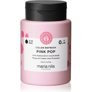 Maria Nila Colour Refresh Mask нежна подхранваща маска без перманентни цветови пигменти цвят Pink Pop 0.69 100ml